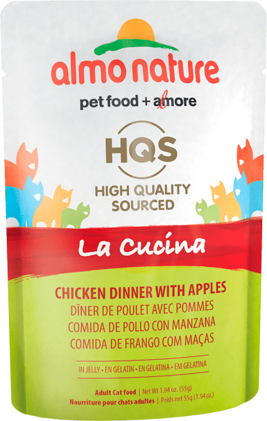 Almo Nature HQS La Cucina Chicken Dinner With Apple In Jelly